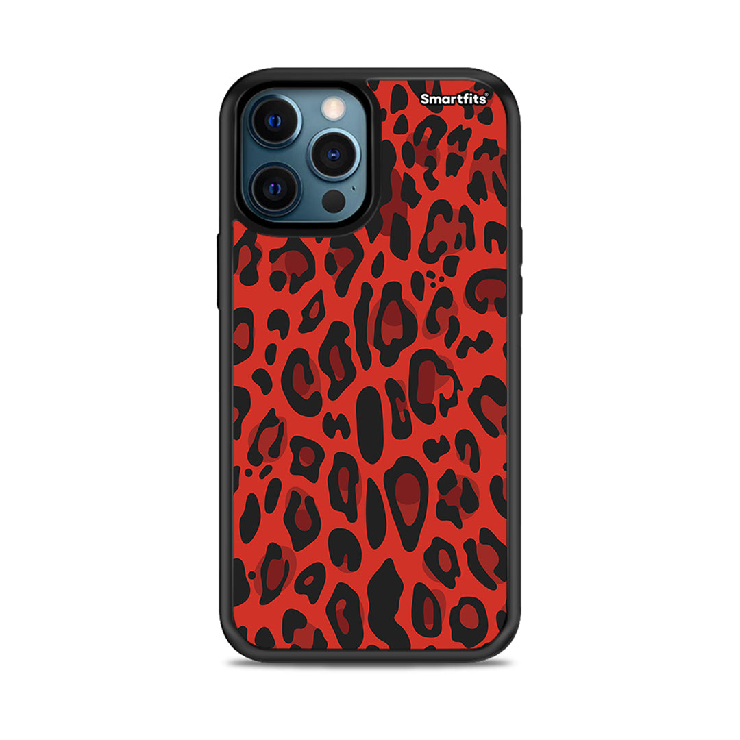 Animal Red Leopard - iPhone 12 Pro case