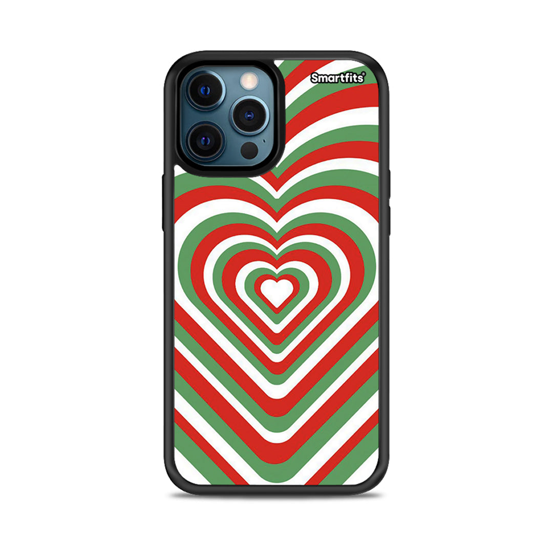 Christmas Hearts - iPhone 12 case