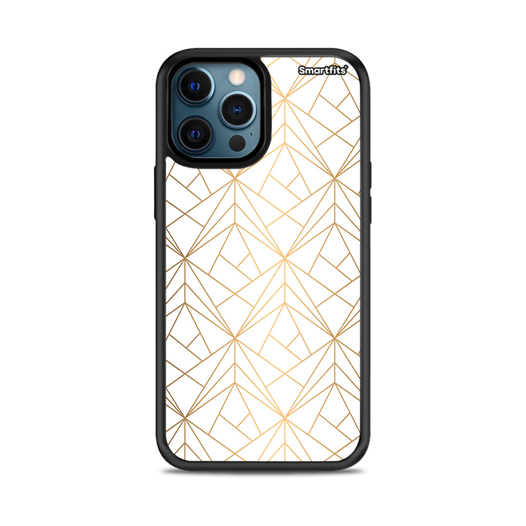 Geometric Luxury White - iPhone 12 Pro Max case