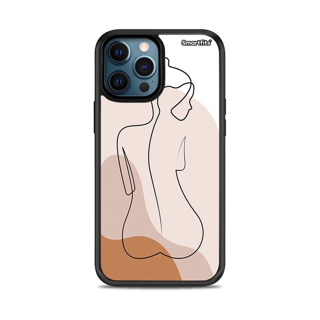 Lineart Woman - iPhone 12 Pro case