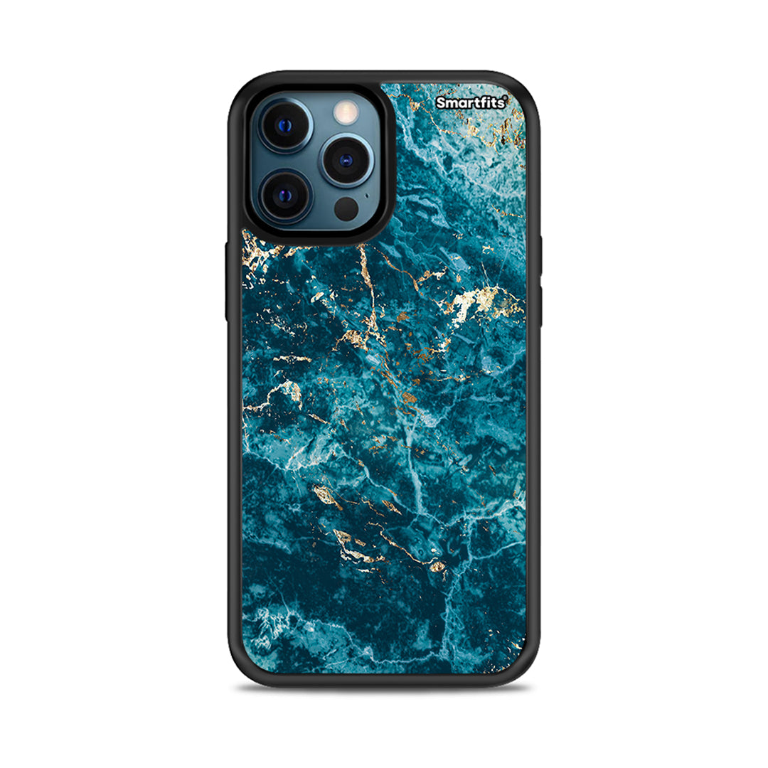 Marble Blue - iPhone 12 case