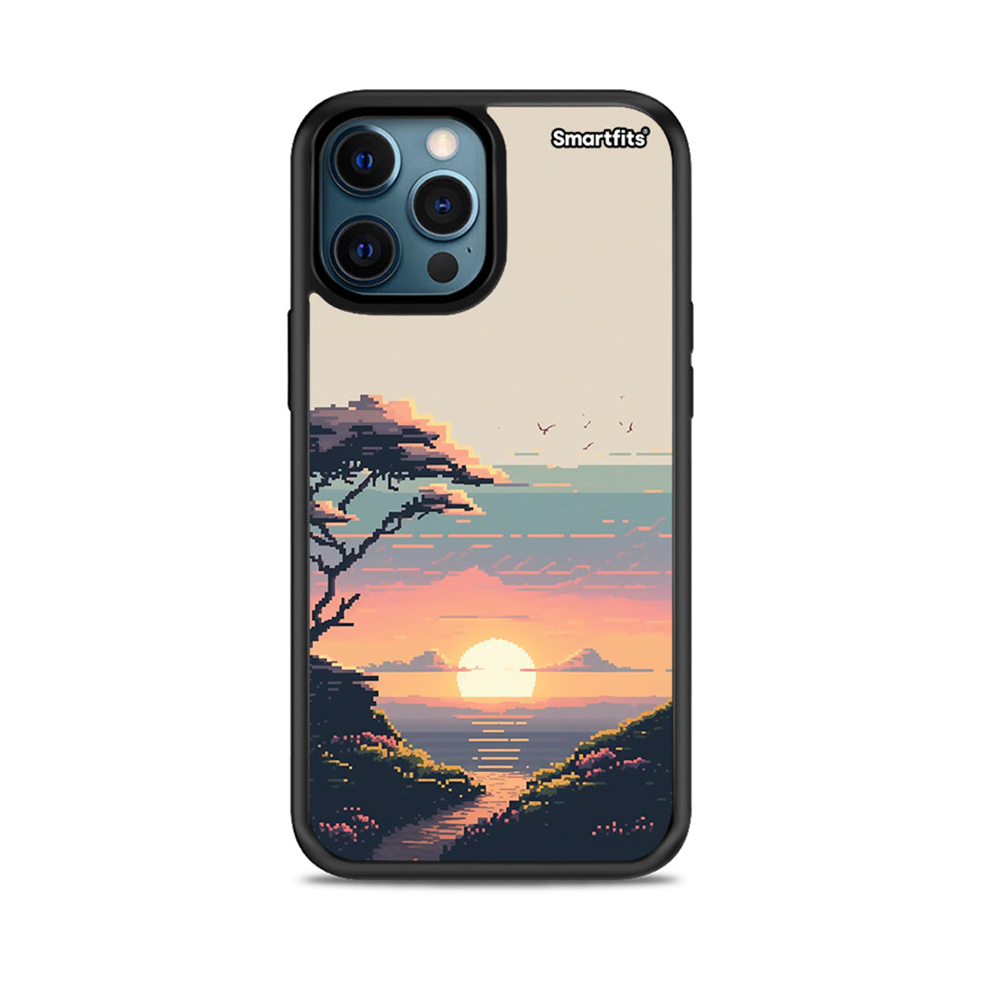 Pixel Sunset - iPhone 12 Pro case