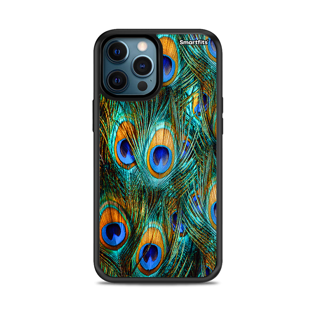 Real Peacock Feathers - iPhone 12 case