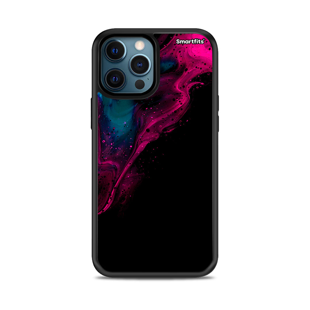 Watercolor Pink Black - iPhone 12 Pro Max case