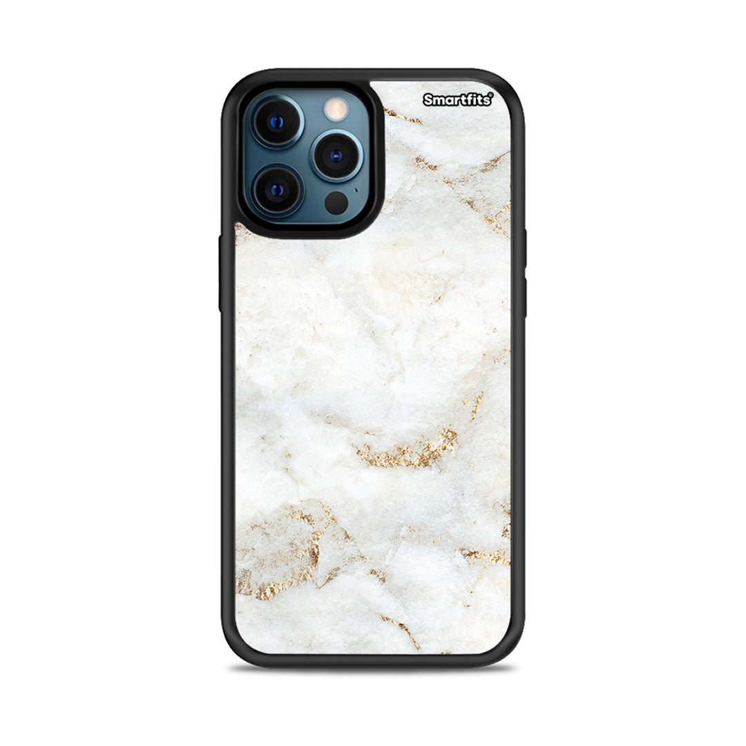 White Gold Marble - iPhone 12 Pro case