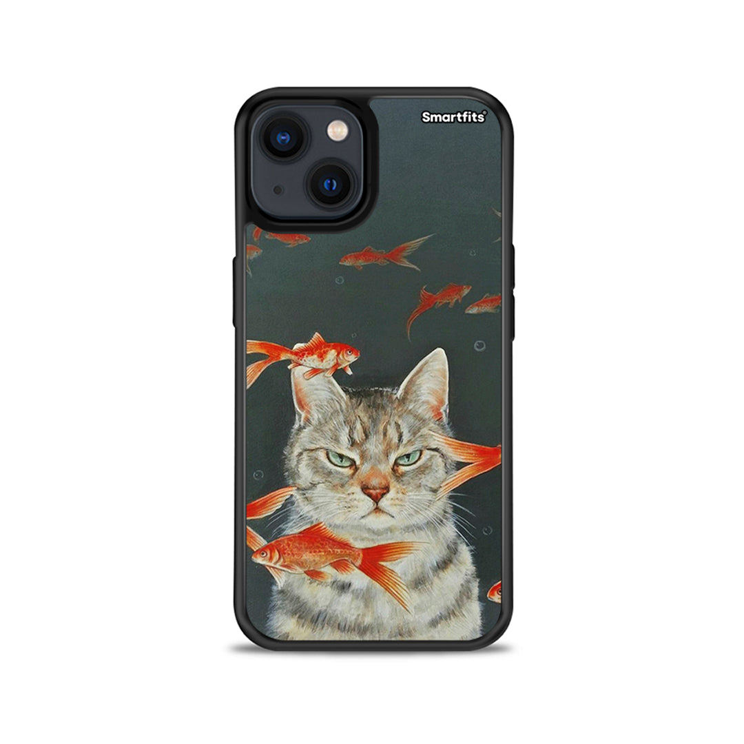 Cat Goldfish - iPhone 13 case