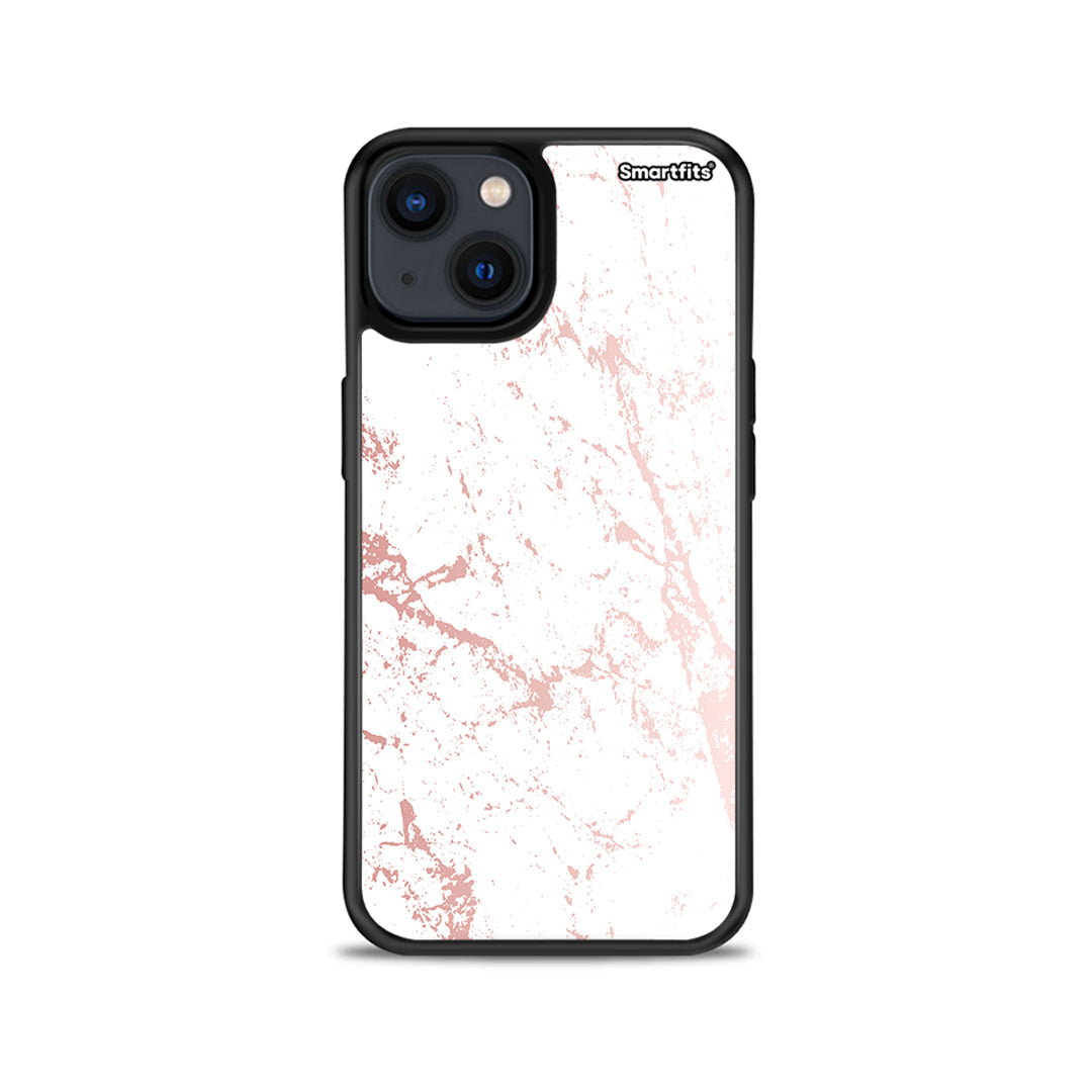 Marble Pink Splash - iPhone 13 case