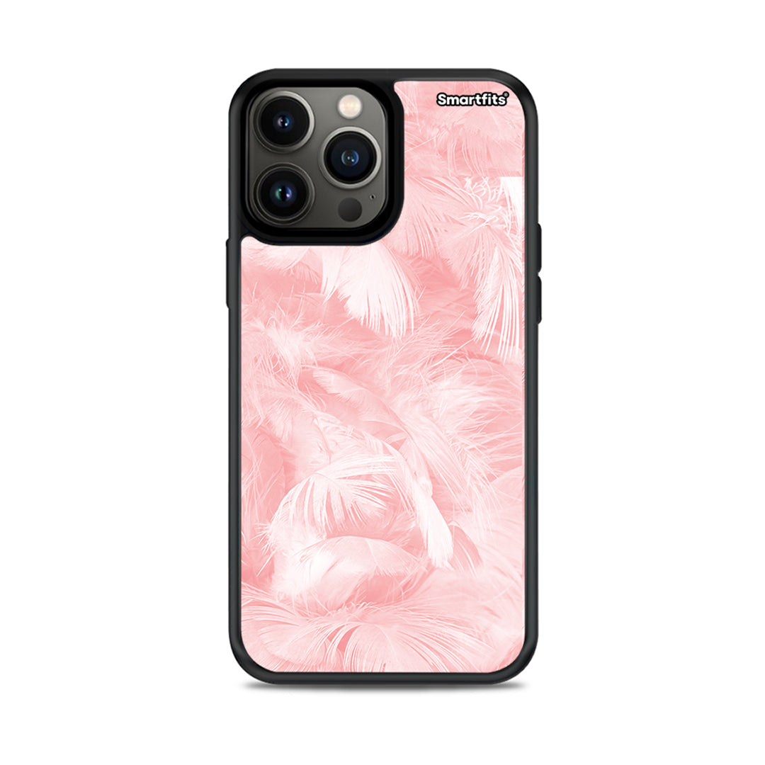 Boho Pink Feather - iPhone 13 Pro Max case