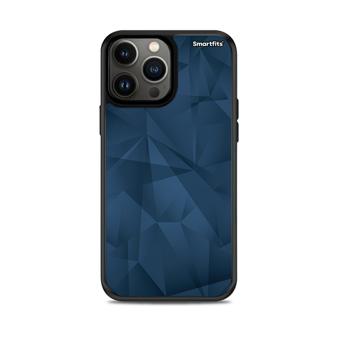 Geometric Blue Abstract - iPhone 13 Pro Max case