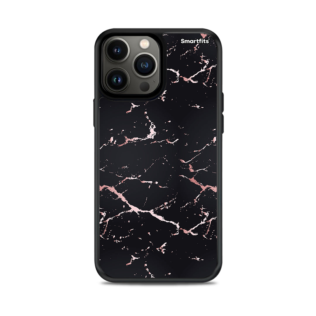 Marble Black Rosegold - iPhone 13 Pro Max case