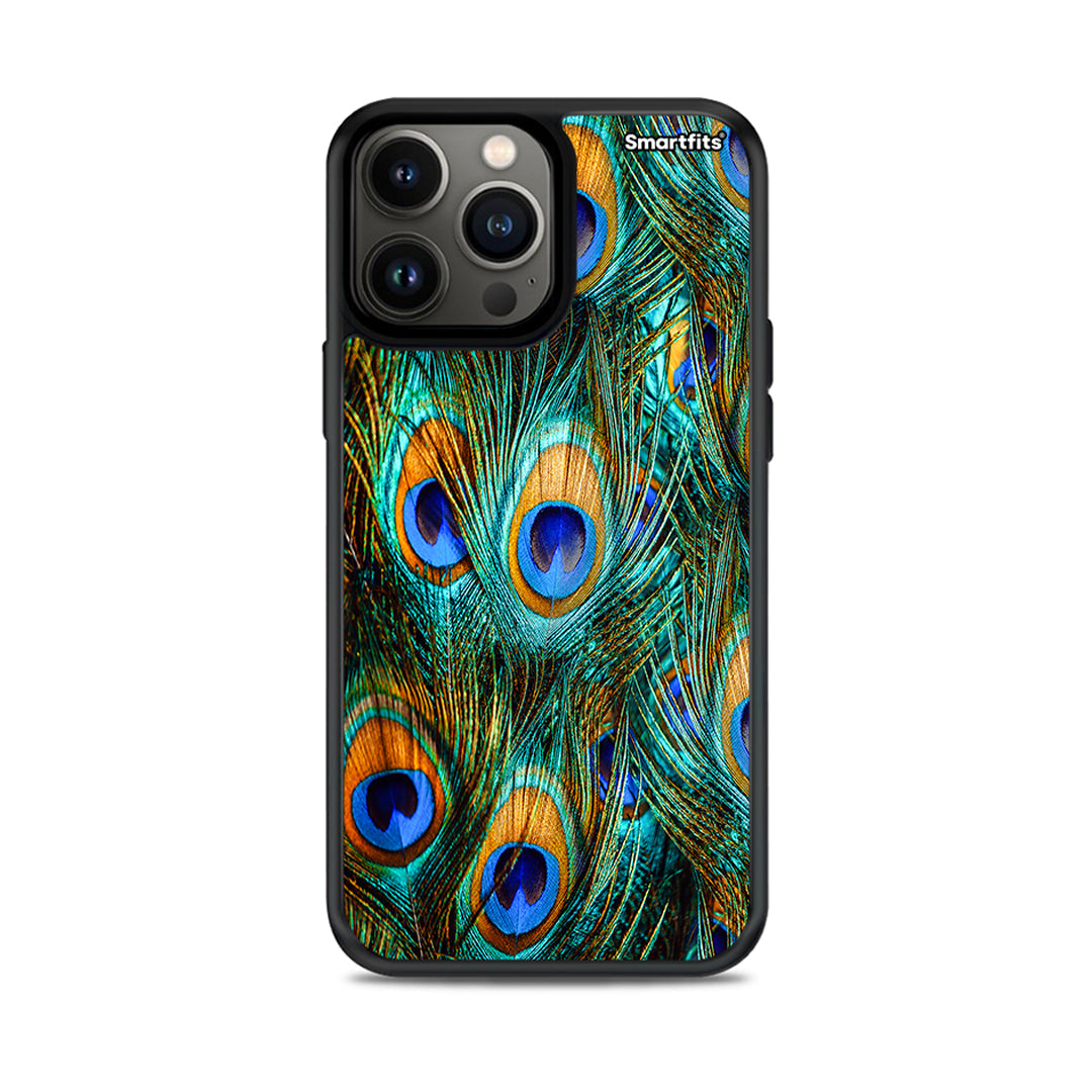 Real Peacock Feathers - iPhone 13 Pro Max case