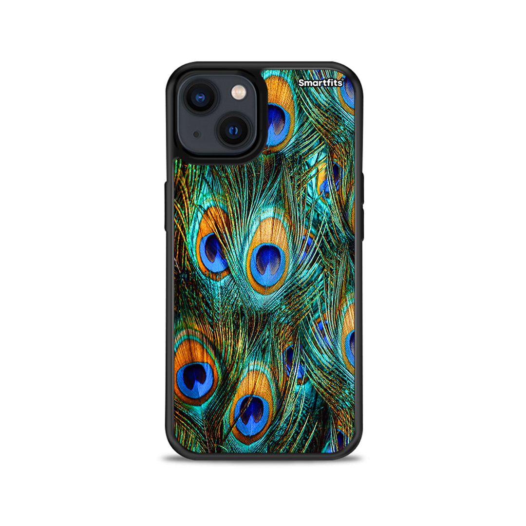 Real Peacock Feathers - iPhone 13 case