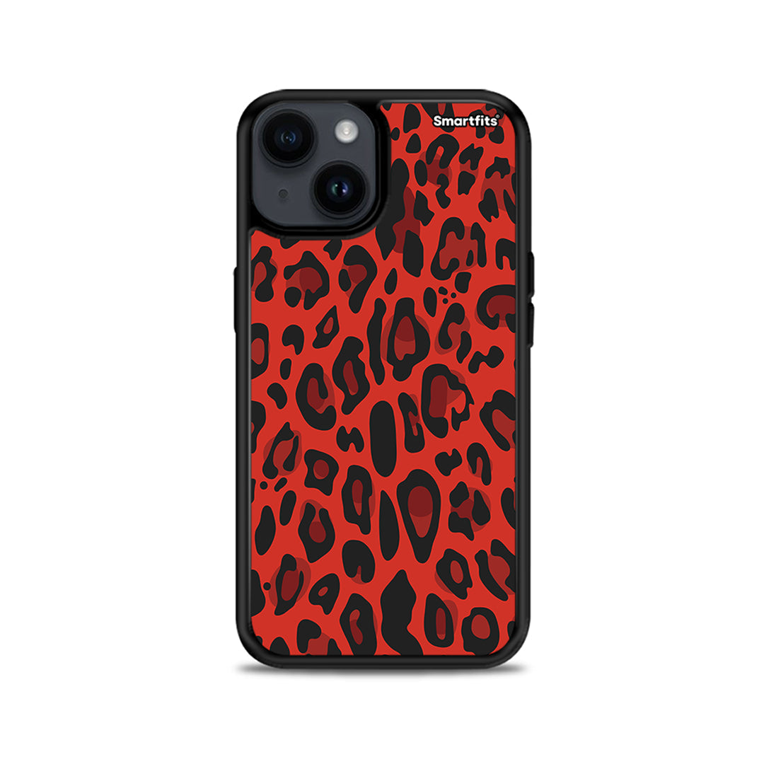 Animal Red Leopard - iPhone 15 Plus θήκη