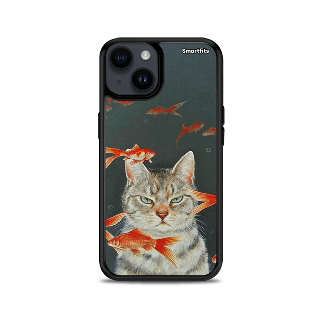 Cat Goldfish - iPhone 14 case