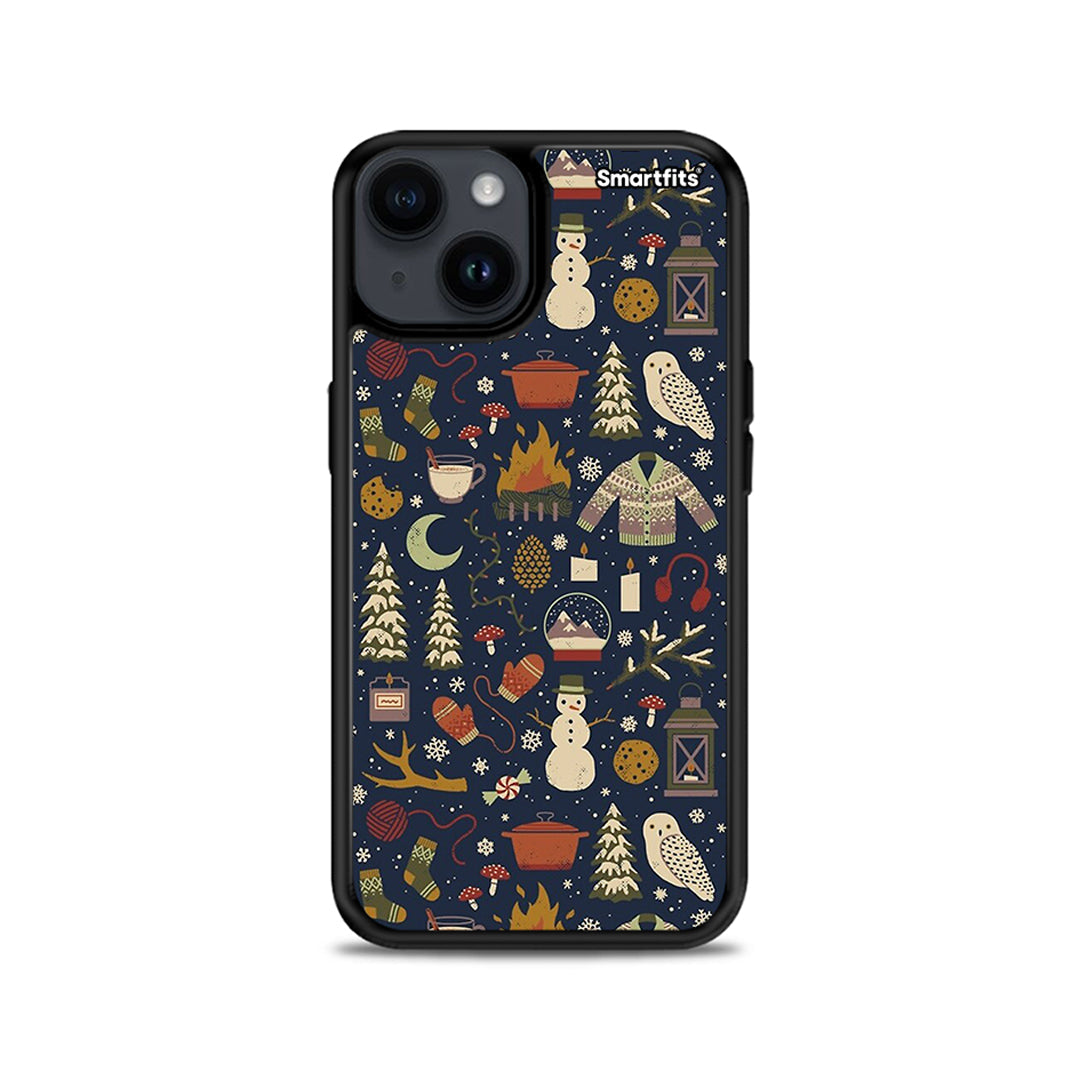 Christmas Elements - iPhone 14 Plus case