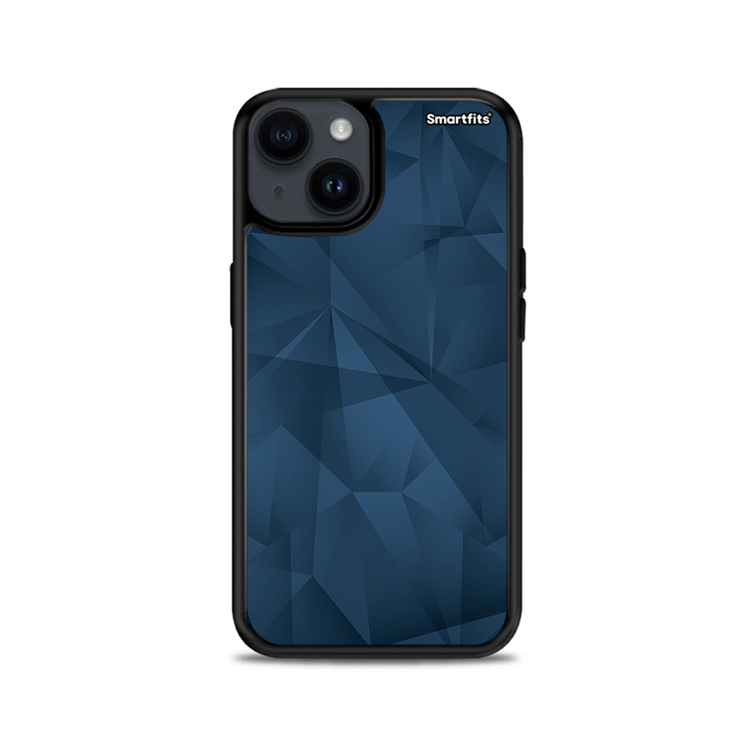 Geometric Blue Abstract - iPhone 15 Plus θήκη
