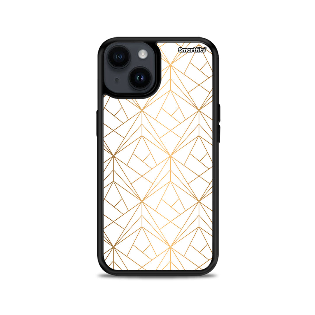 Geometric Luxury White - iPhone 14 case