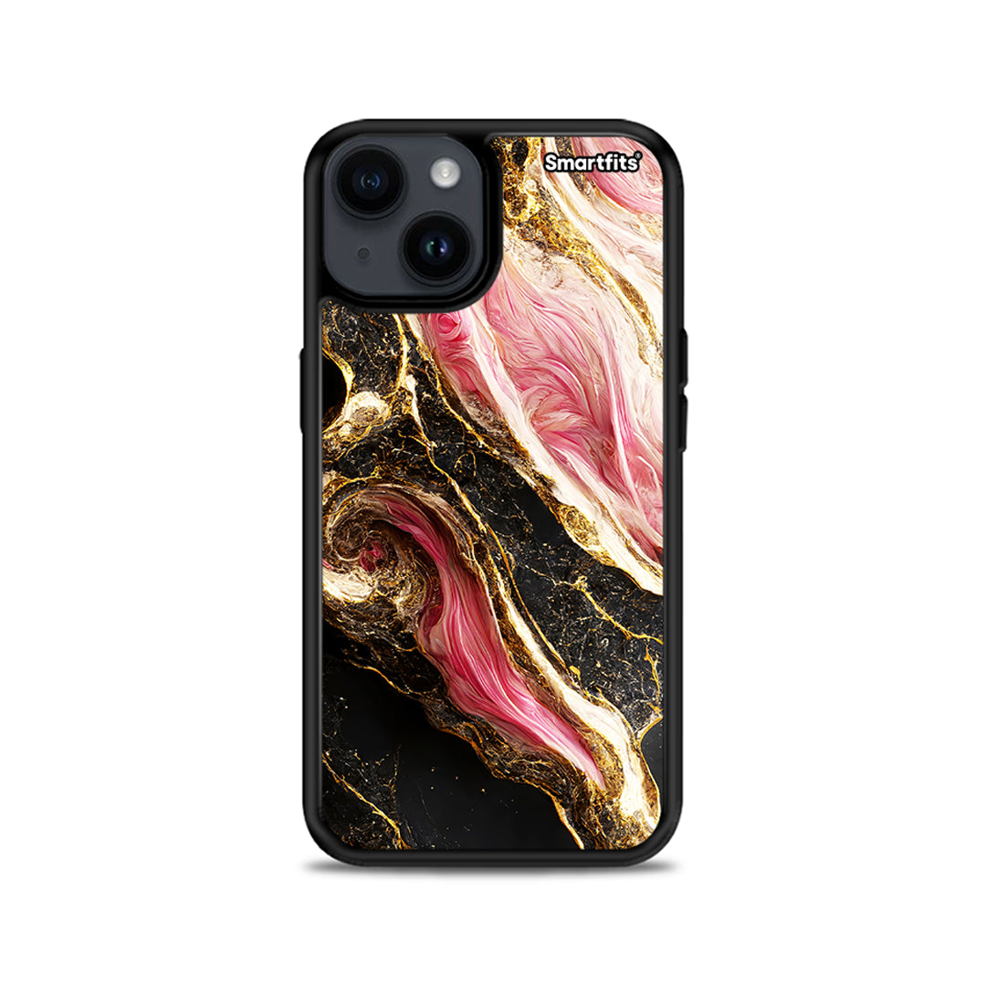 Glamorous Pink Marble - iPhone 15 Plus case