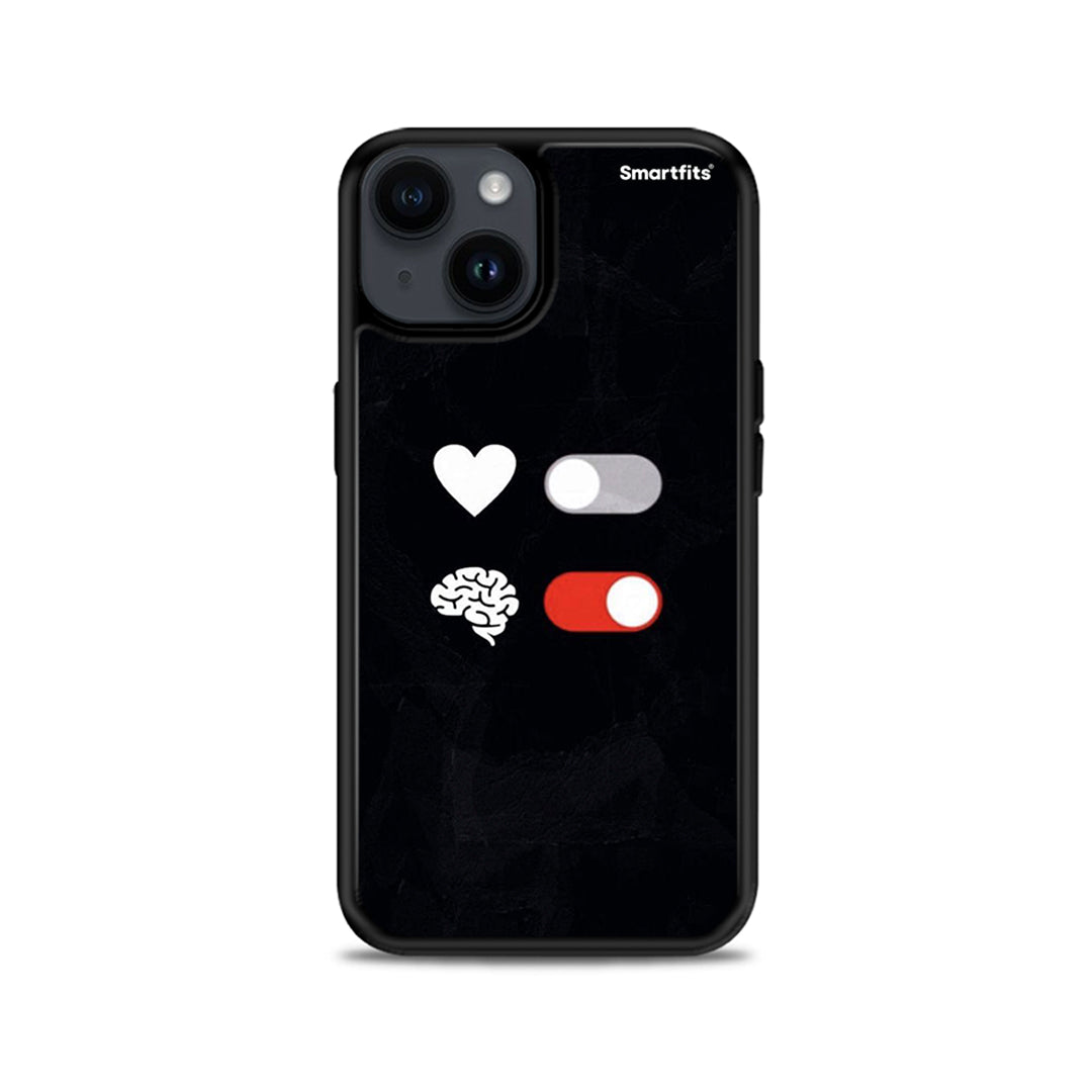 Heart vs Brain - iPhone 15 Plus case