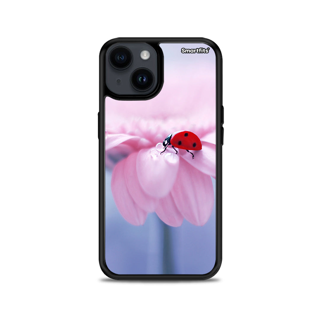 Ladybug Flower - iPhone 15 Plus case