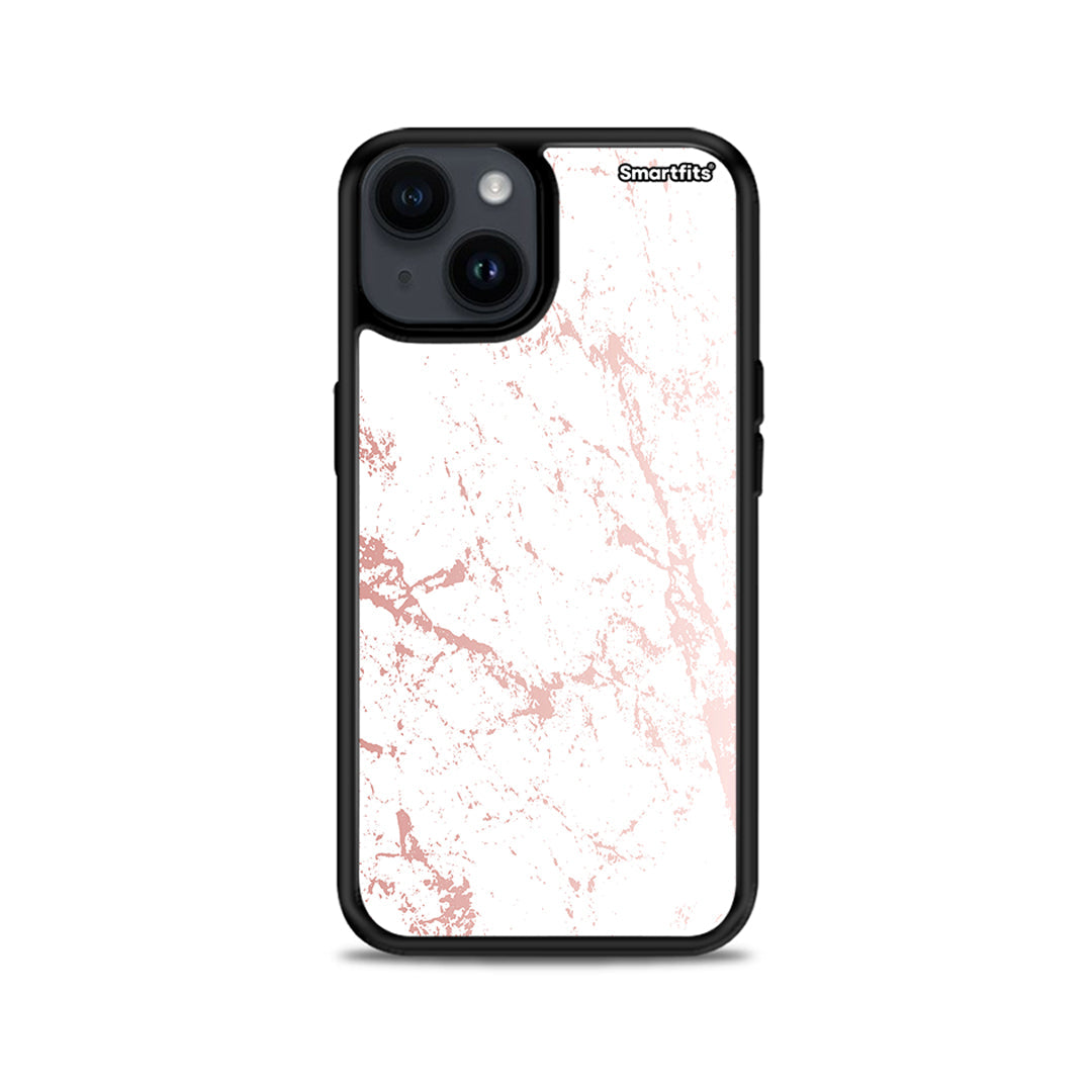 Marble Pink Splash - iPhone 14 case