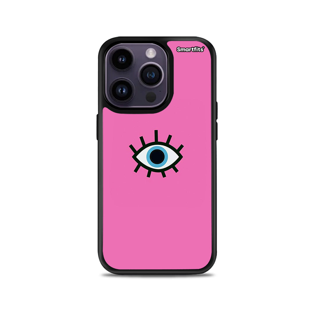 Blue Eye Pink - iPhone 14 Pro case