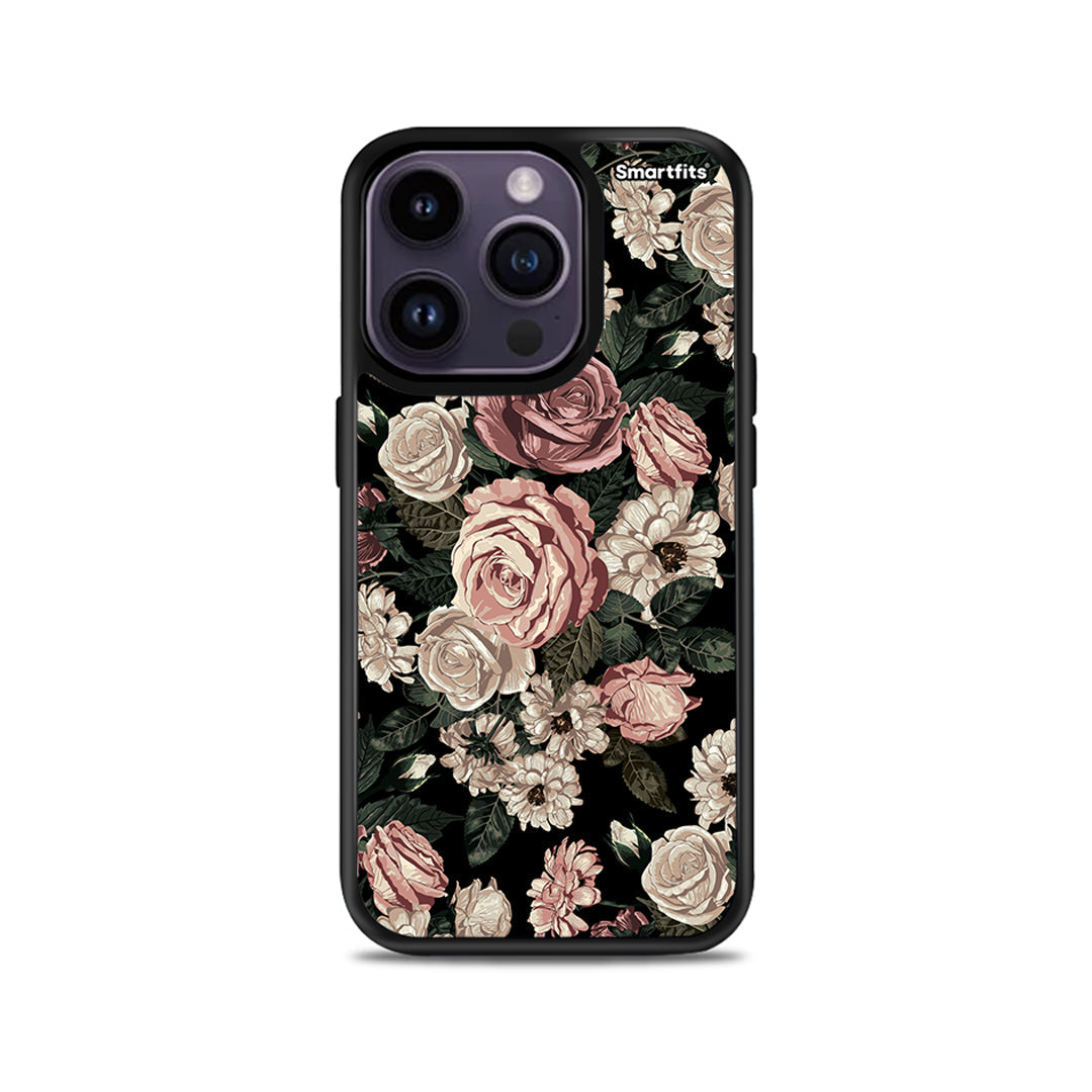 Flower Wild Roses - iPhone 14 Pro case