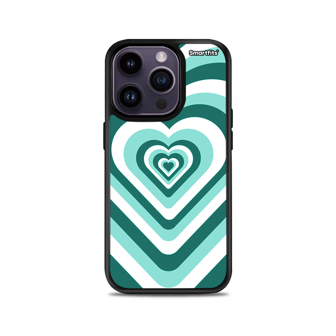 Green Hearts - iPhone 14 Pro case