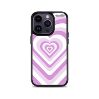 Thumbnail for Lilac Hearts - iPhone 14 Pro case