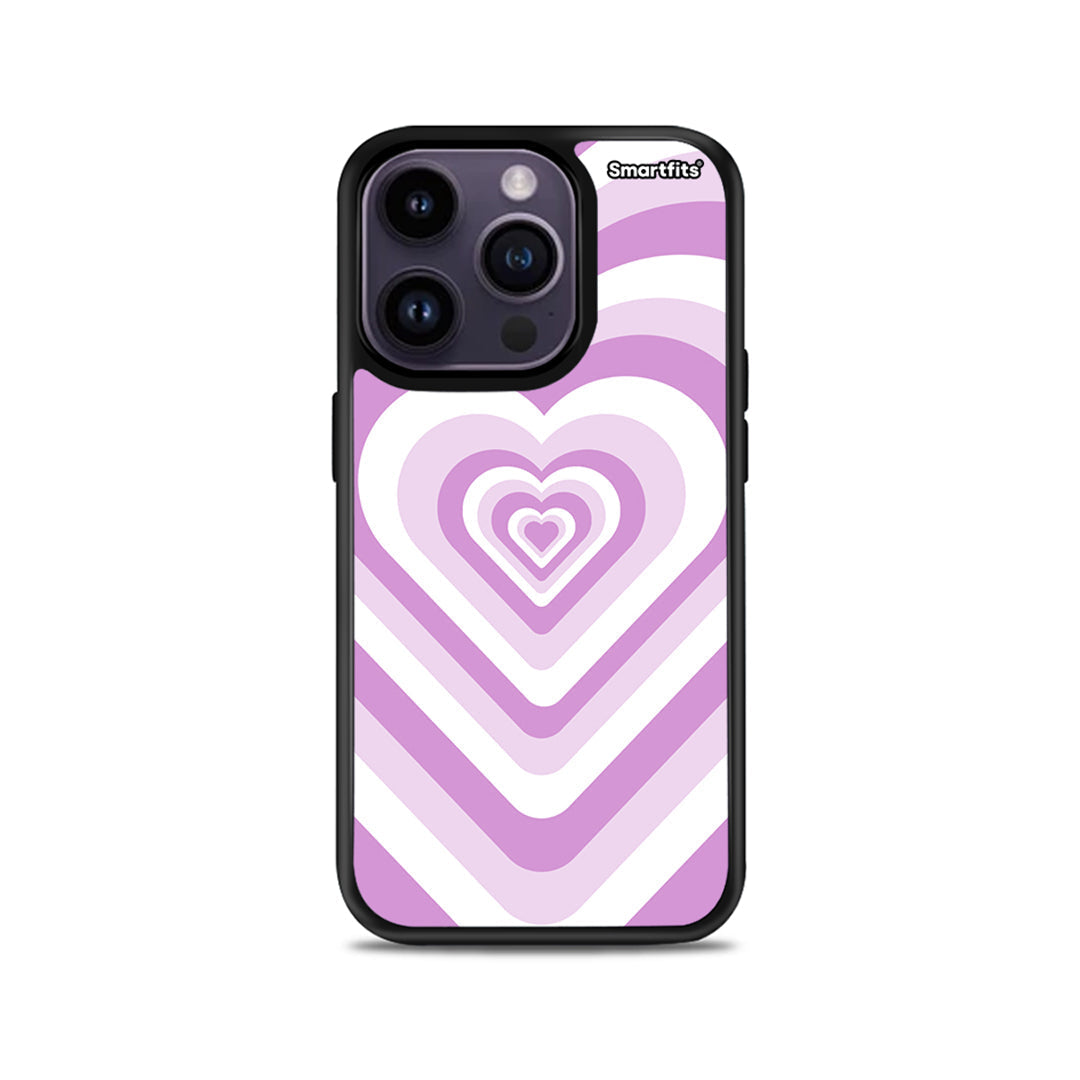 Lilac Hearts - iPhone 15 Pro case