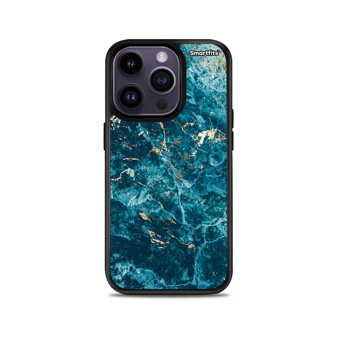 Marble Blue - iPhone 14 Pro case