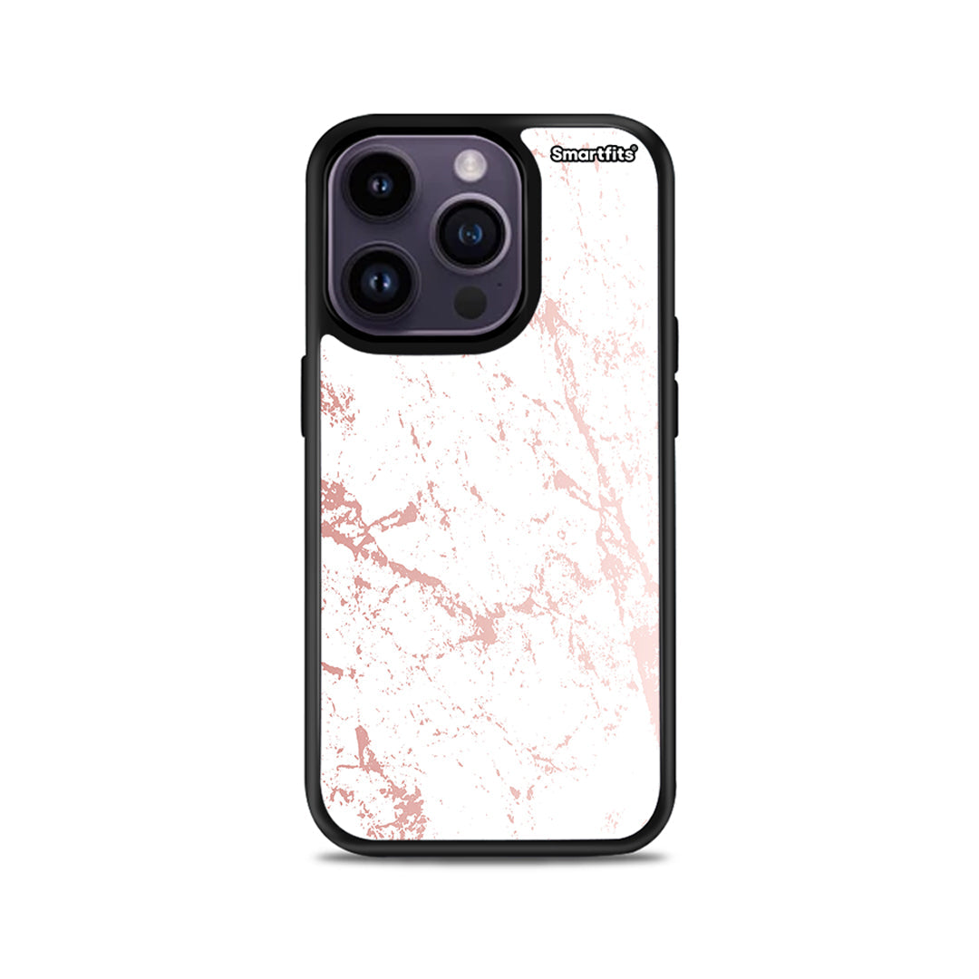 Marble Pink Splash - iPhone 14 Pro case