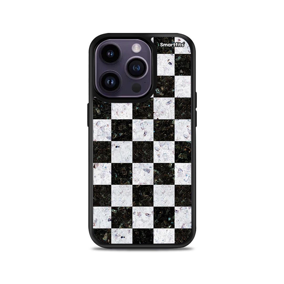Marble Square Geometric - iPhone 14 Pro case
