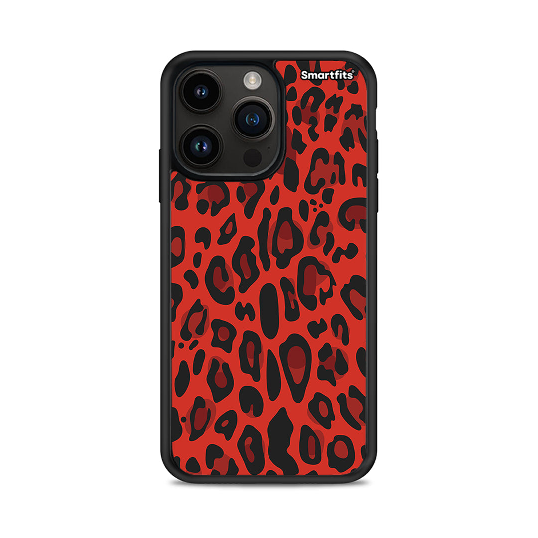 Animal Red Leopard - iPhone 14 Pro Max case