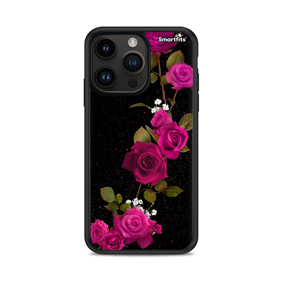Flower Red Roses - iPhone 15 Pro max case