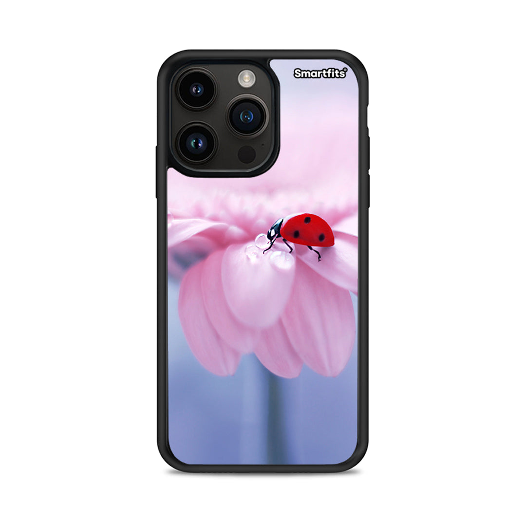 Ladybug Flower - iPhone 15 Pro max case