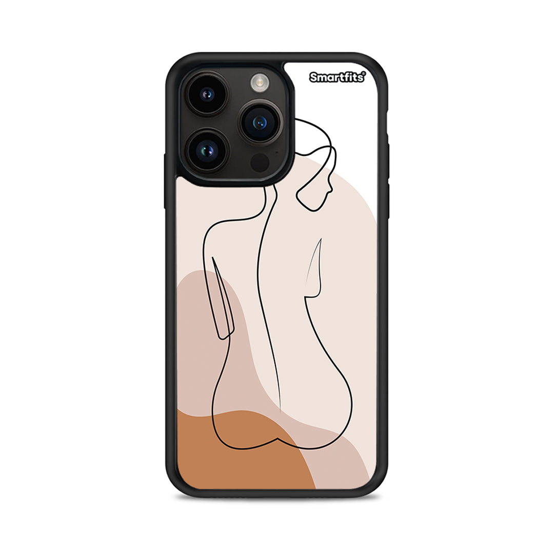 Lineart Woman - iPhone 15 Pro max case