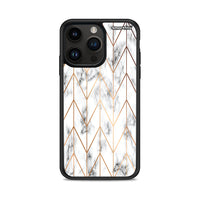 Thumbnail for Marble Gold Geometric - iPhone 15 Pro max case