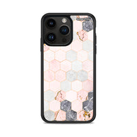 Thumbnail for Marble Hexagon Pink - iPhone 14 Pro max case