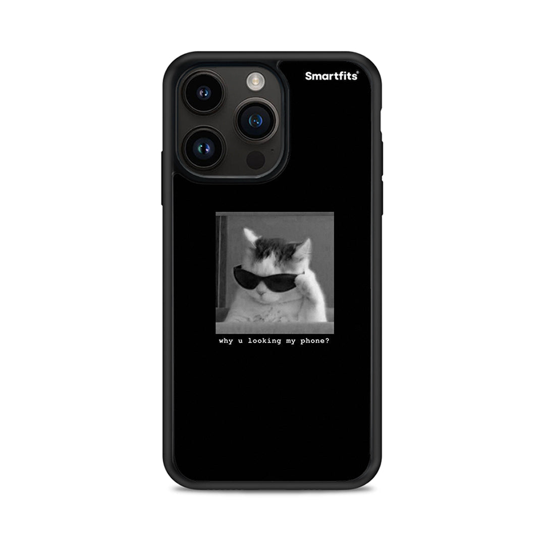 Meme Cat - iPhone 15 Pro max case