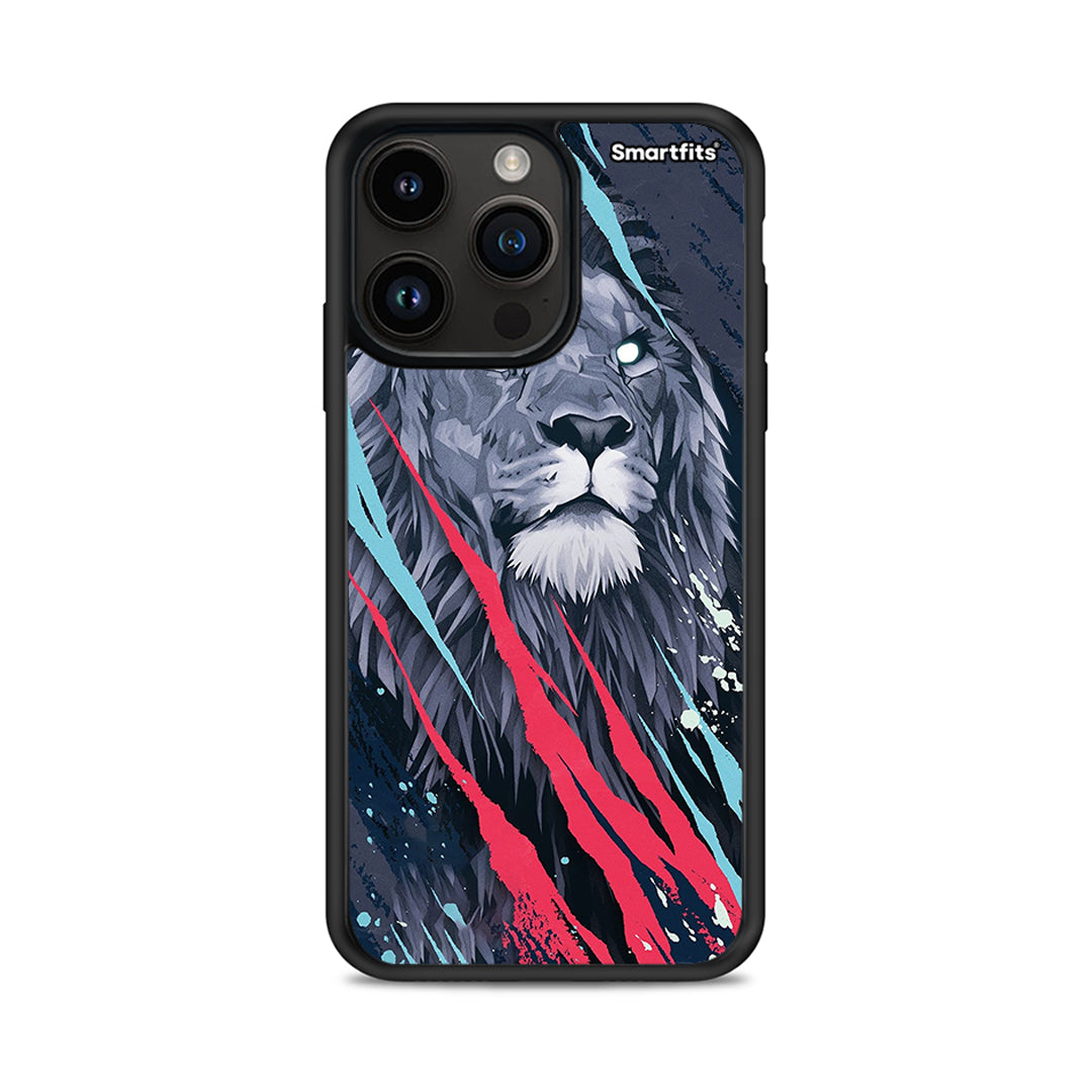 Popart Lion Designer - iPhone 15 Pro max case