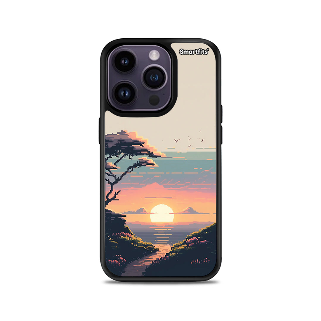 Pixel Sunset - iPhone 14 Pro case