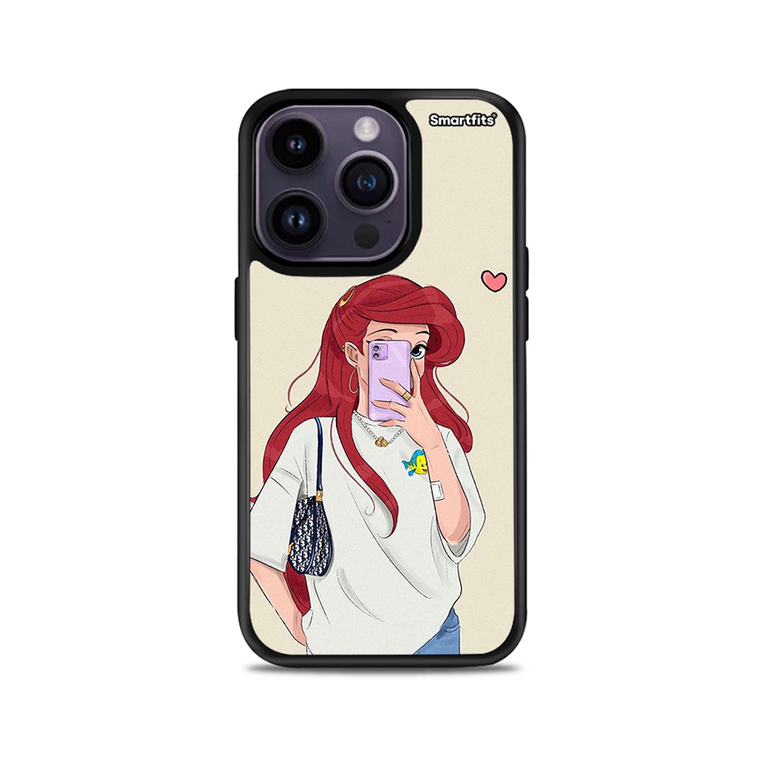 Walking Mermaid - iPhone 14 Pro case