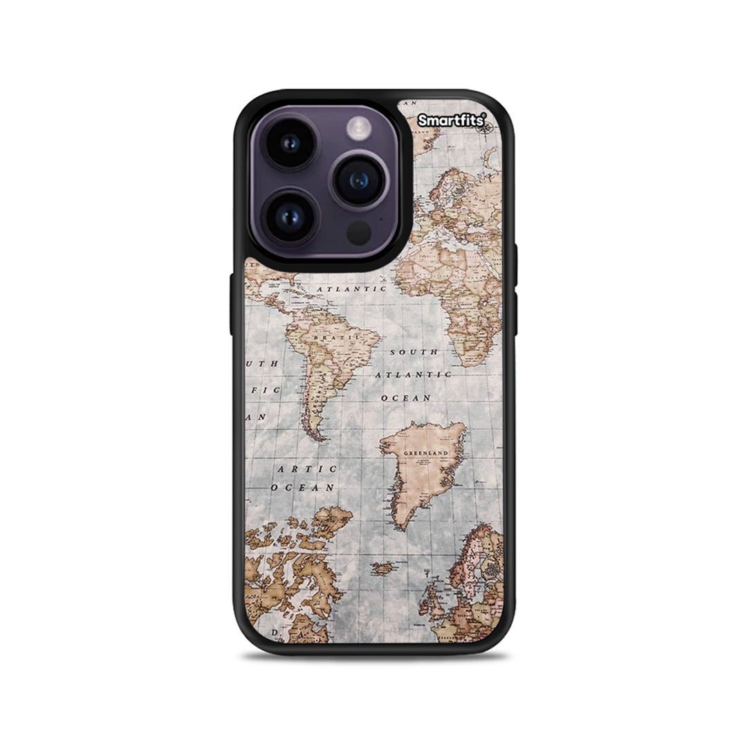 World Map - iPhone 14 Pro θήκη