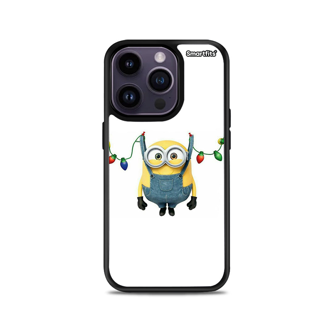 Xmas Minion Lights - iPhone 15 Pro case