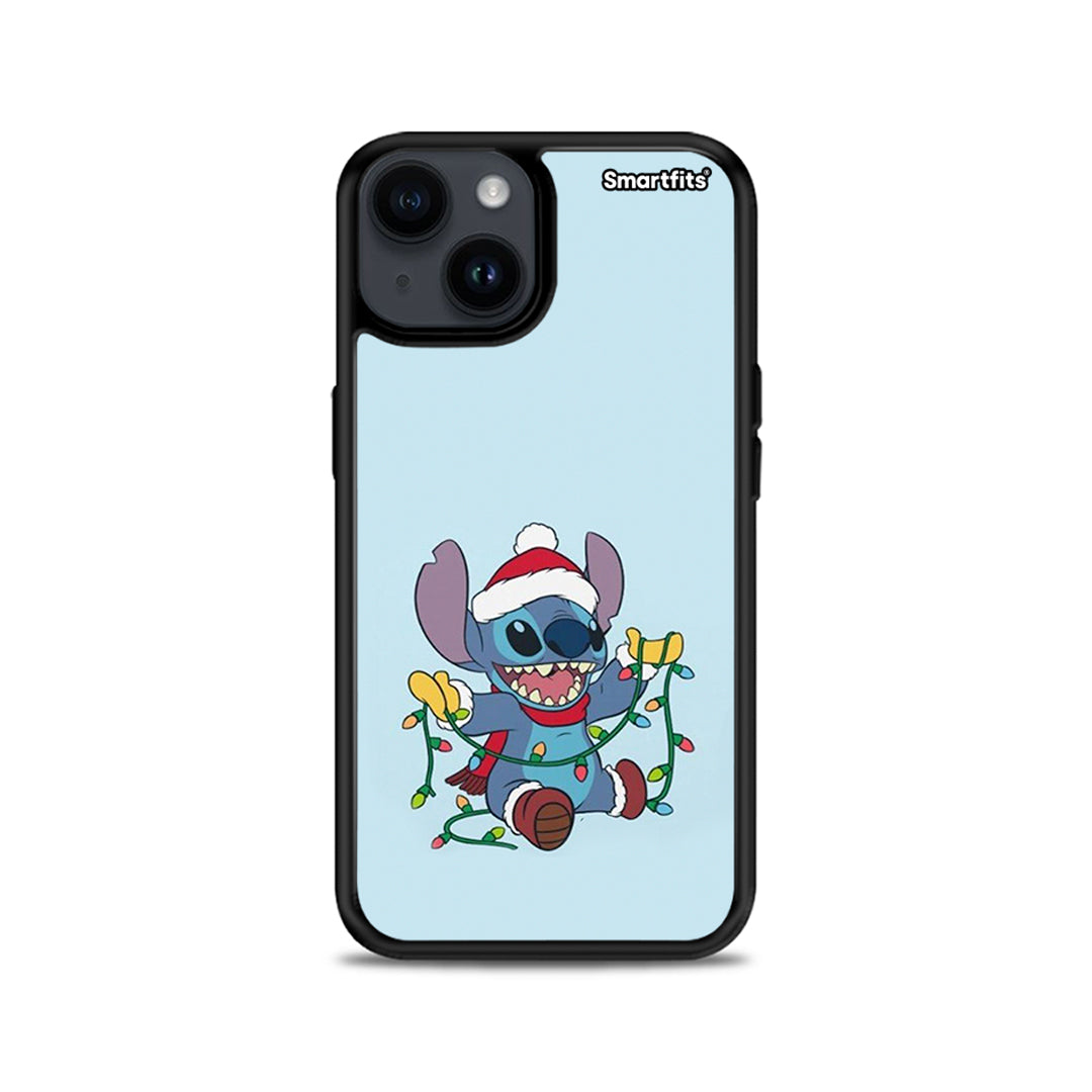 Santa Stich - iPhone 14 Plus case