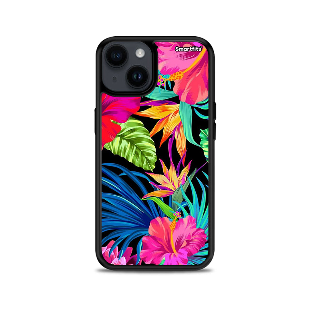 Tropical Flowers - iPhone 14 Plus θήκη