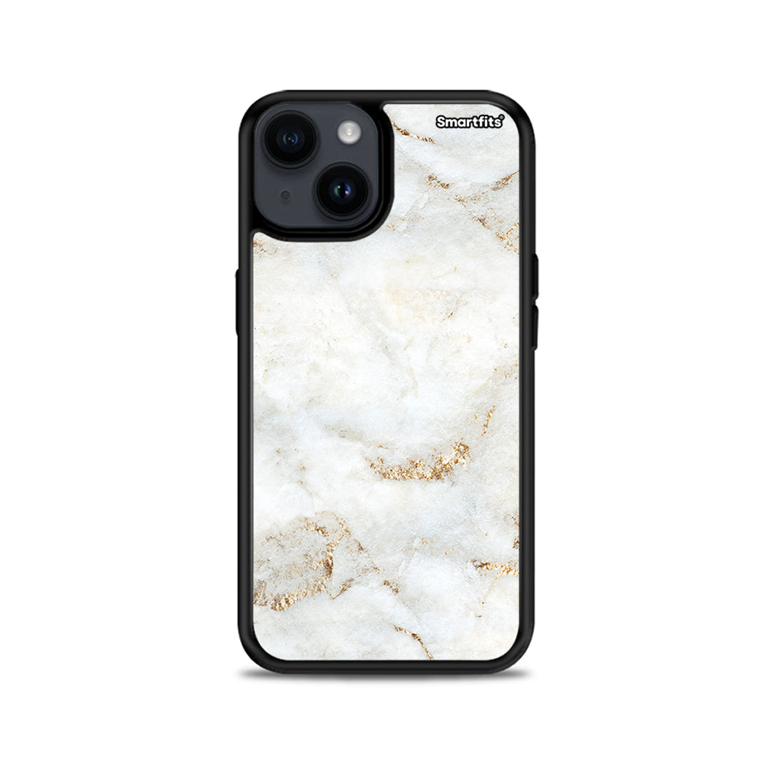 White Gold Marble - iPhone 14 Plus case