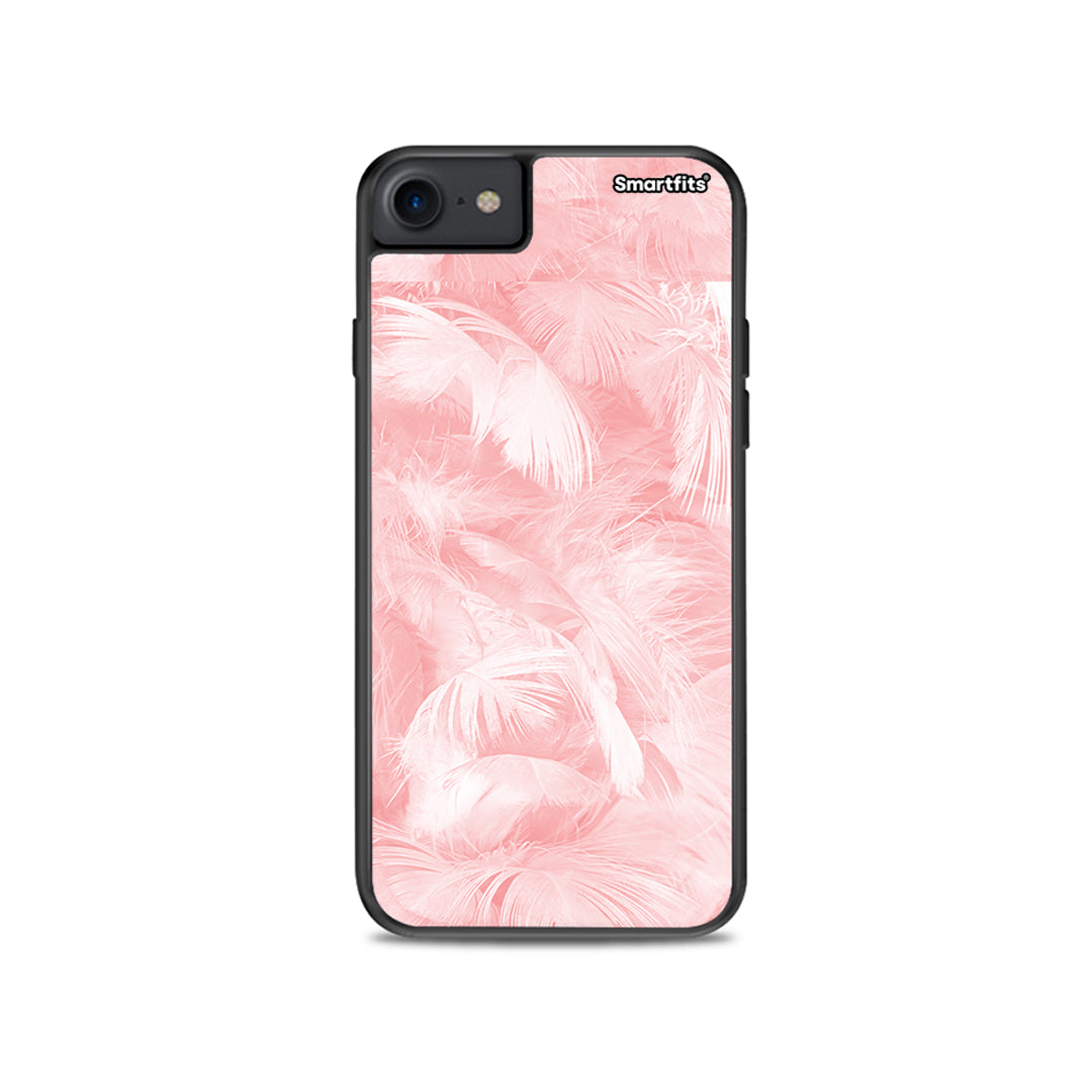 Boho Pink Feather - iPhone 7 / 8 / SE 2020 case