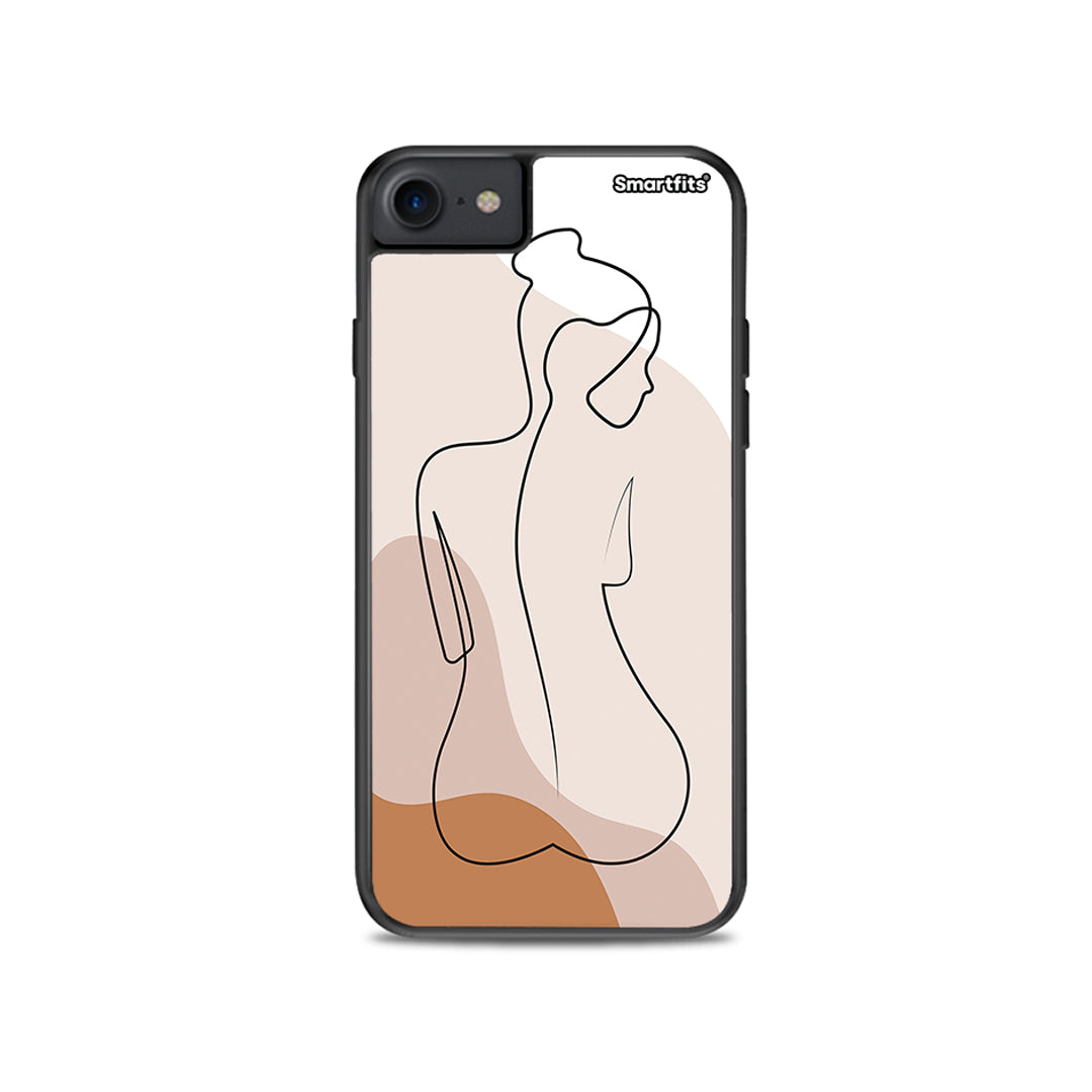 LineArt Woman - iPhone 7 / 8 / SE 2020 case